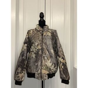 Remington Thick Insulated Camo Jacket Size XXL Full Zip